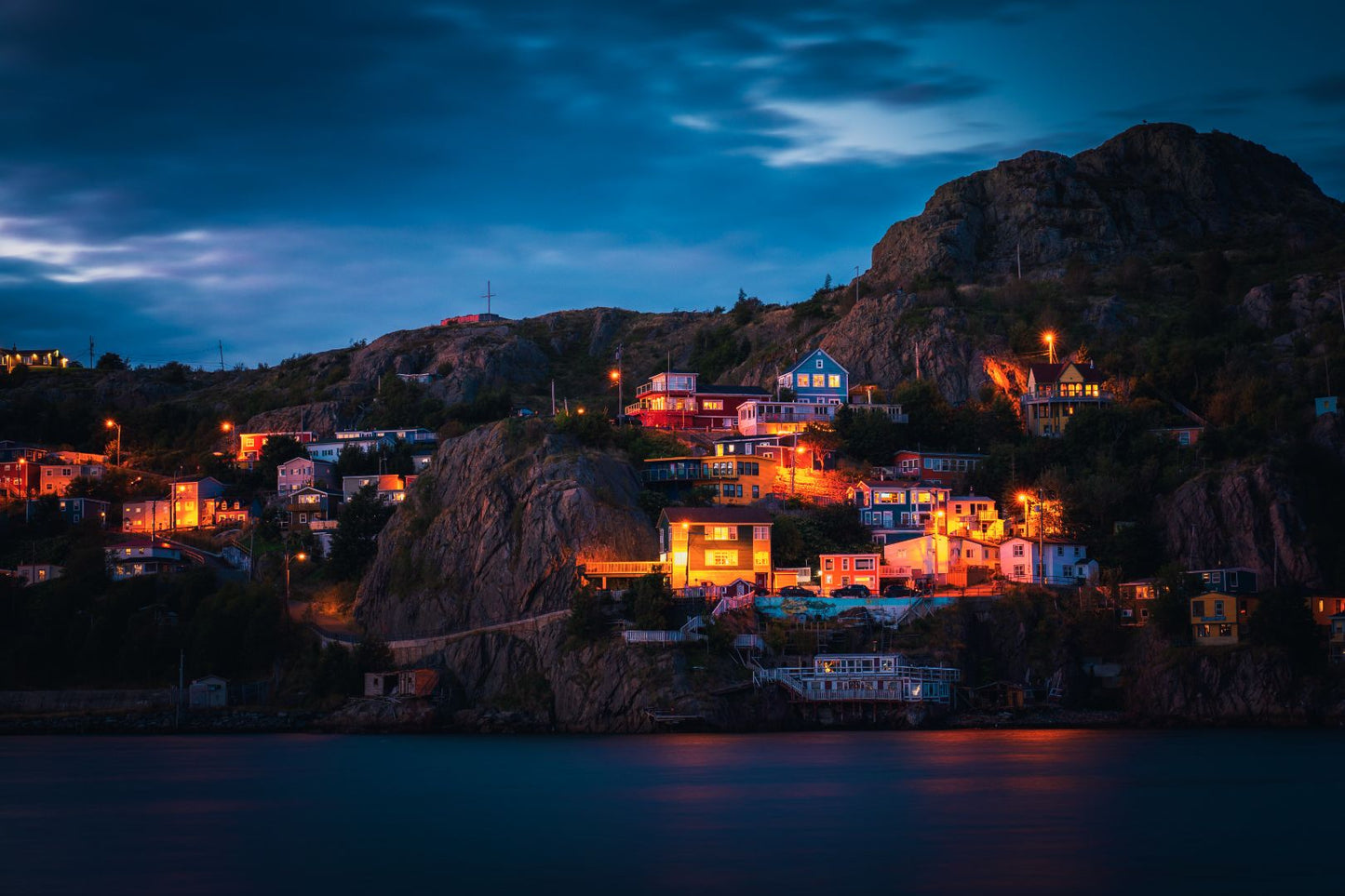 The Battery At Night - Summer