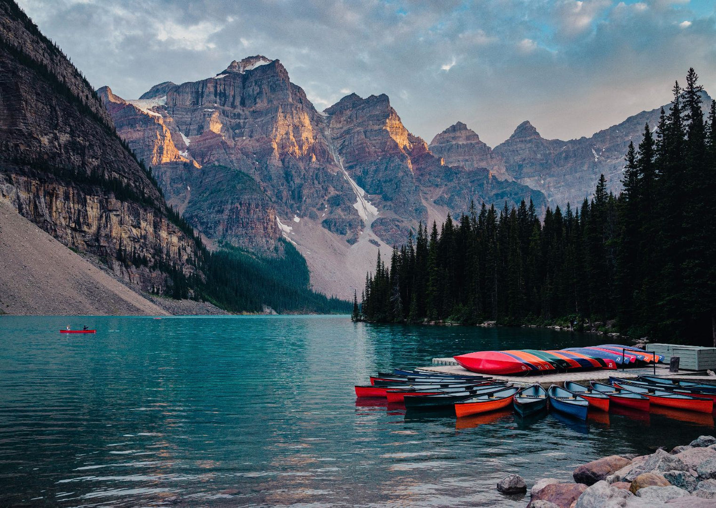 Iconic Canoes - Moraine Lake